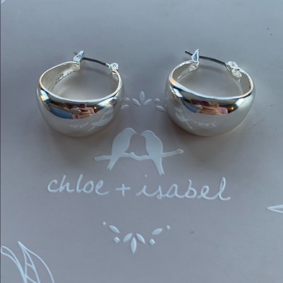 FLASH SALE C+I La Lune Sculpted Hoop Earrings - Picture 2 of 8